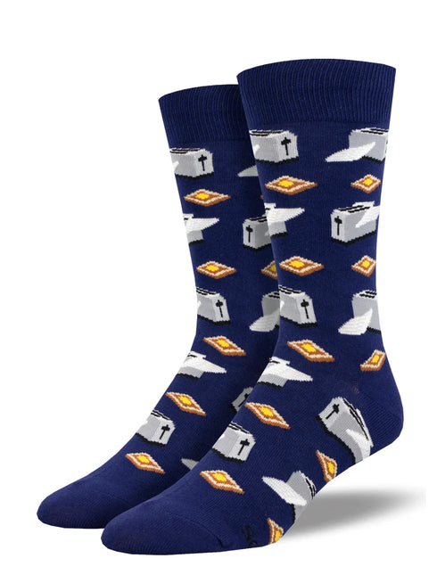 Flying Toaster Funky Socks